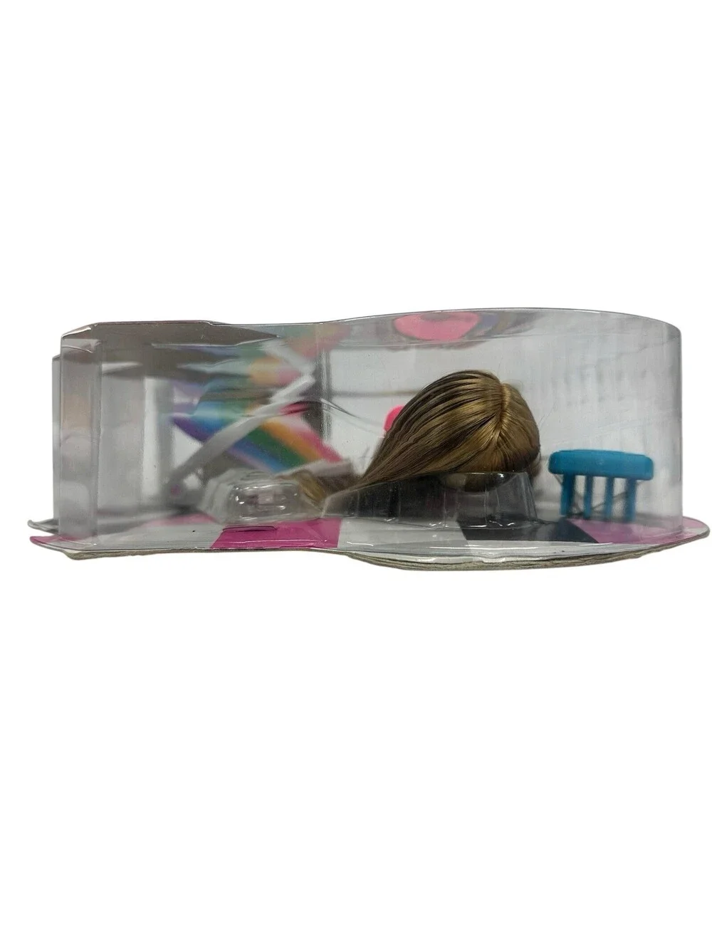 2014 Barbie Rainbow Hair Doll 5 Colors 1 Swipe CFN49